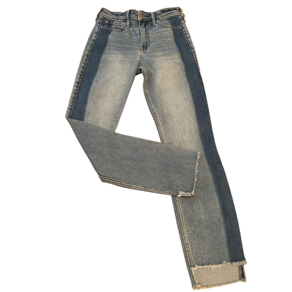 HollisterUltra High-Rise Skinny Ankle Jeans - Two Tone StretchDenim-  - 1R 25/27